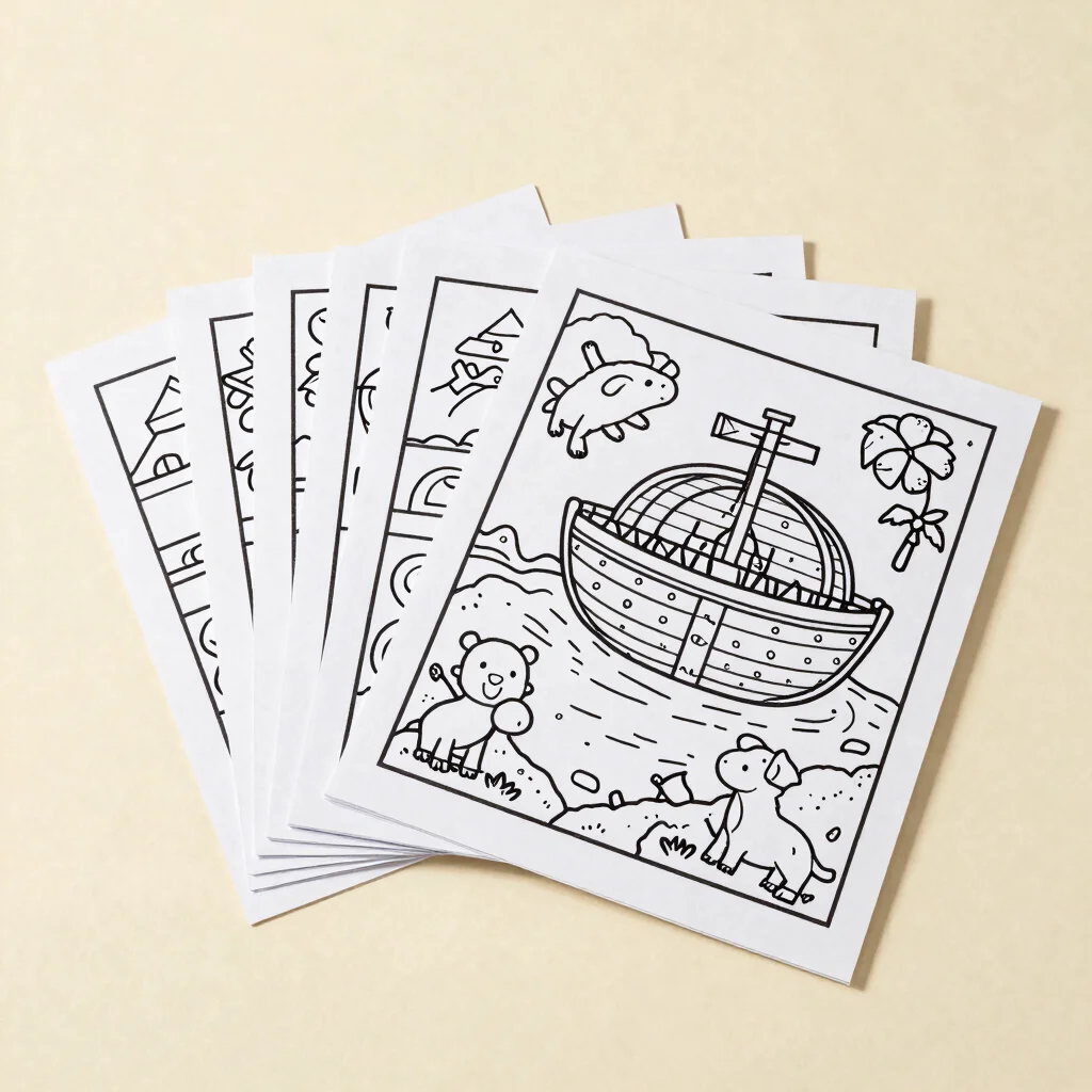 Noah’s Ark Coloring Pages